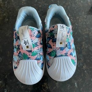 Adidas Superstar 360 Butterfly Shoes 8T - Pink